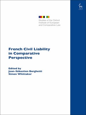 cover image of French Civil Liability in Comparative Perspective